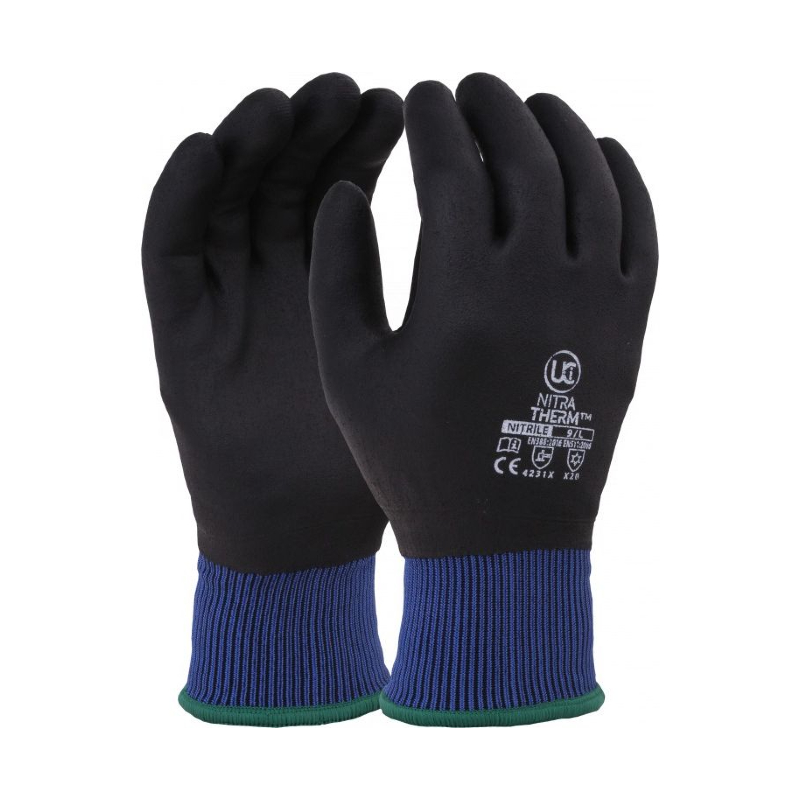 UCi NitraTherm Fully Coated Thermal Water-Resistant Winter Gloves